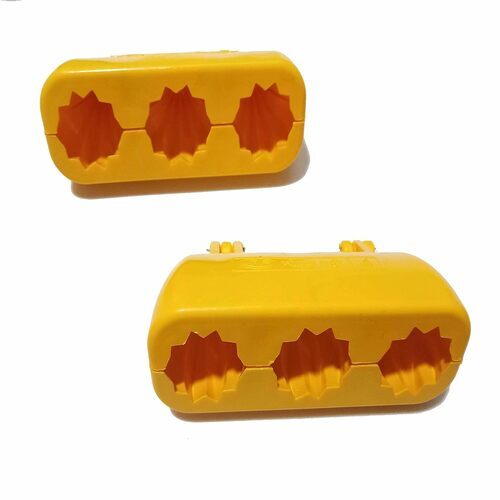 Baker’s Cutlery®  2 pcs Modak Sancha, 3 Cavity Sancha Patti Size No,4 Modak Moulds Chocolate Mithai Cake Dumpling Momo for Ganpati Bappa