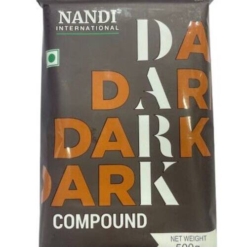 Baker’s Cutlery® Nandi international dark compound chocolate 500 g ( Pack of 1 )