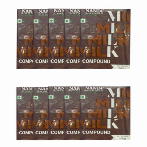 Baker’s Cutlery® Nandi international milk compound chocolate 500 g ( Pack of 10 )