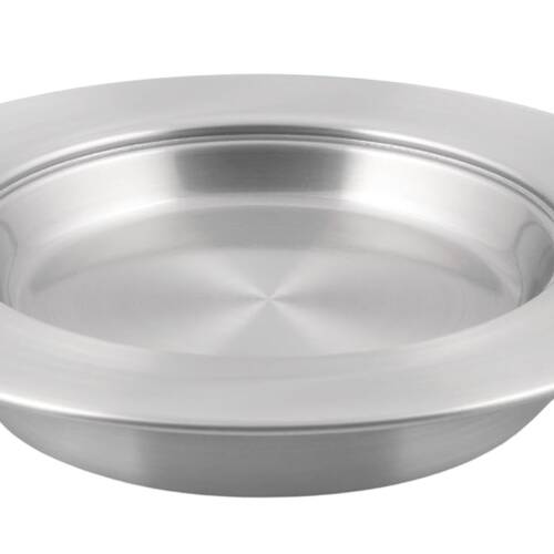 Baker’s Cutlery® 5 inch Kunafa Plate – Small Size | Aluminum Silver Finish Knafeh Plate