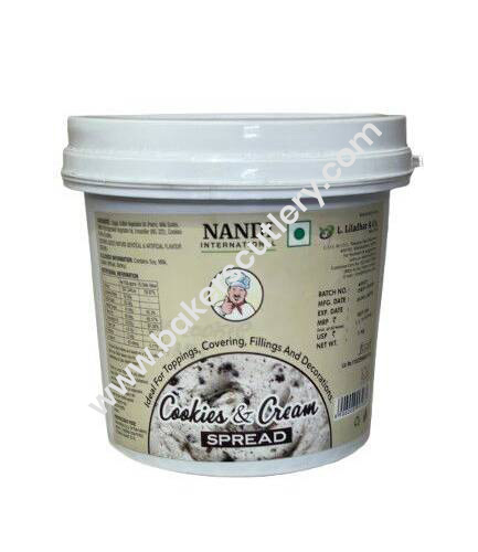 Baker’s Cutlery® Nandi international Cookies & cream  spread special 1 kg