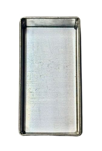 Baker’s Cutlery® Aluminium Rectangle Cake Mould/Rectangle Cake Pan/Rectangle Cake Tin/Rectangle Tray ( Pack of 1 ) 25.5 cm × 13.5 cm × 5 cm